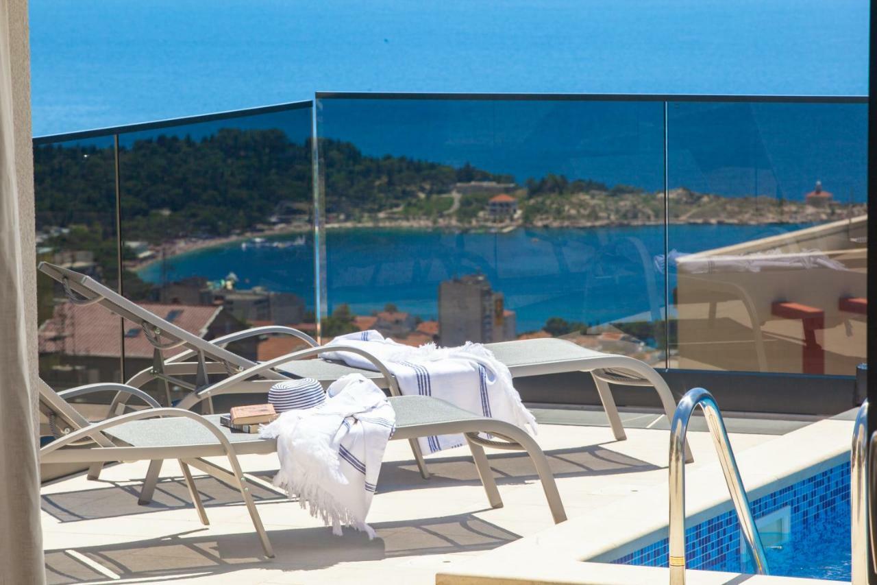 Villa Mira With Fantastic Sea View Makarska Exterior foto