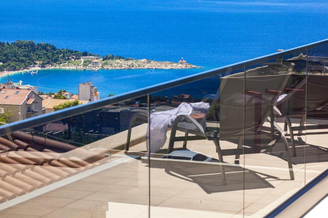 Villa Mira With Fantastic Sea View Makarska Exterior foto