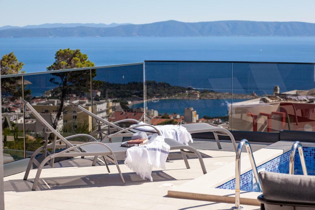 Villa Mira With Fantastic Sea View Makarska Exterior foto